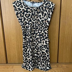 Shein leopard print dress